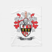 Murphy-Wappen Fleecedecke (Vorderseite)