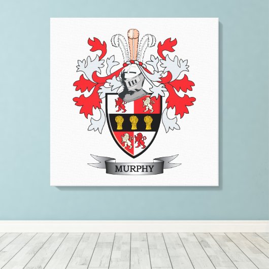 Murphy-Wappen Leinwanddruck (Insitu (Holzboden))