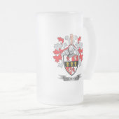 Murphy-Wappen Mattglas Bierglas (VorderseiteRechts)