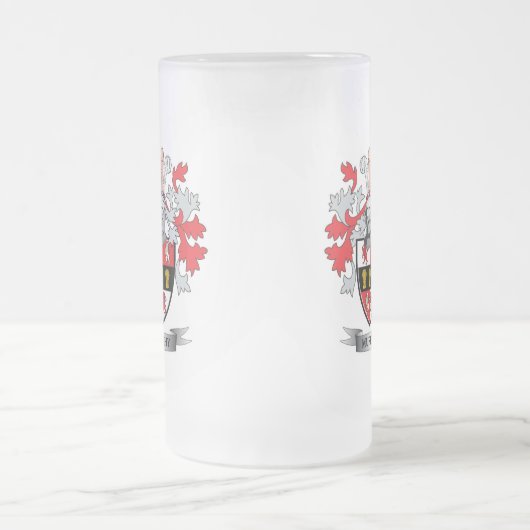 Murphy-Wappen Mattglas Bierglas (Mittel)