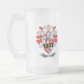 Murphy-Wappen Mattglas Bierglas (Links)