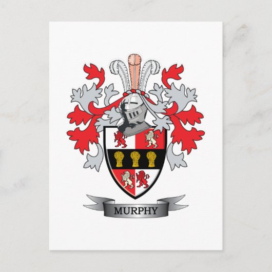 Murphy-Wappen Postkarte (Vorderseite)