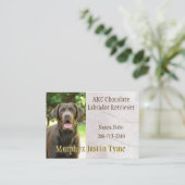 Murphys Business Card Visitenkarte (Stehend Vorderseite)