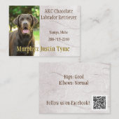 Murphys Business Card Visitenkarte (Vorne/Hinten)