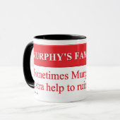 Murphys Familienrecht Tasse (Vorderseite Links)