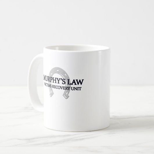 murphys Gesetz Kaffeetasse (Vorderseite Links)