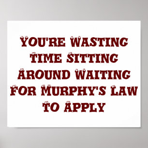 Murphys Gesetz Poster