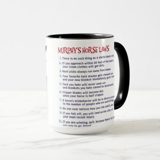 Murphys Gesetzeskastanie Tasse (VorderseiteRechts)