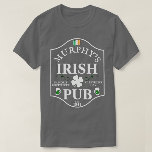 MURPHYS IRISH PUB St T-Shirt (Design vorne)
