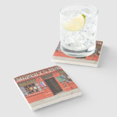 Murphys Kneipe, Dingle, irische Steinuntersetzer (Seitenansicht)