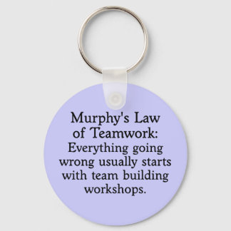 Murphy's Law for Teamwork (2) Schlüsselanhänger
