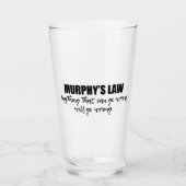 Murphy's Law Glas (Vorderseite)