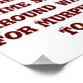 Murphy's Law Poster (Ecke)