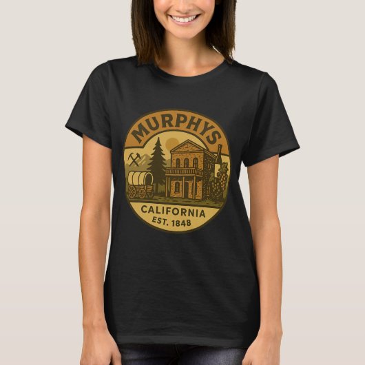 Murphys Vintages Emblem in Kalifornien T-Shirt (Vorderseite)