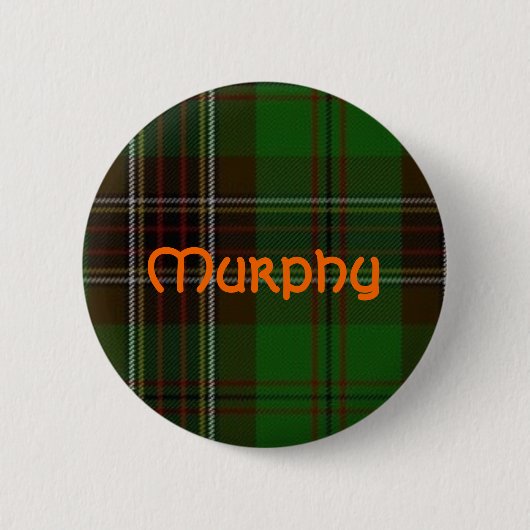 Murphytartan-Knopf Button (Vorderseite)