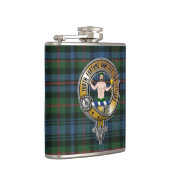 Murray Atholl Tartan & Abzeichen Flachmann (Rechts)
