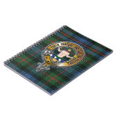 Murray Atholl Tartan & Badge Notizblock (Linke Seite)