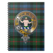 Murray Atholl Tartan & Badge Notizblock (Vorderseite)
