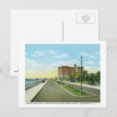 Murray Boulevard, Charleston, SC Vintag Postkarte (Vorne/Hinten)