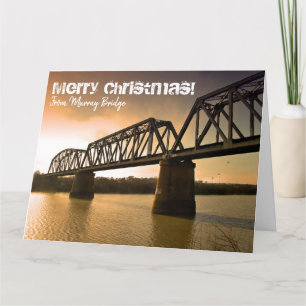 Murray-Brücken-riesige Weihnachtskarte Karte