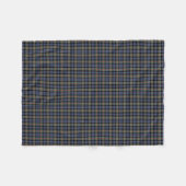 Murray Clan Light Blue und Green Ancient Tartan Fleecedecke (Vorderseite (Horizontal))