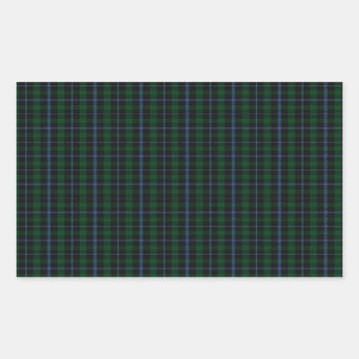 Murray Clan Tartan Rechteckiger Aufkleber