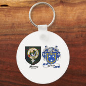 Murray Clan Wappen & Murray-Wappen Schlüsselanhänger (Vorderseite)