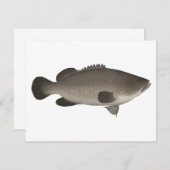 Murray Cod Mitteilungskarte (Vorne/Hinten)