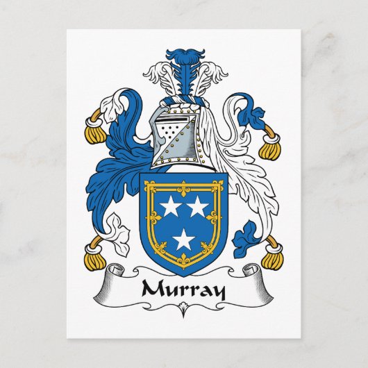 Murray Familienwappen Postkarte (Vorderseite)