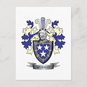 Murray-Familienwappen-Wappen Postkarte
