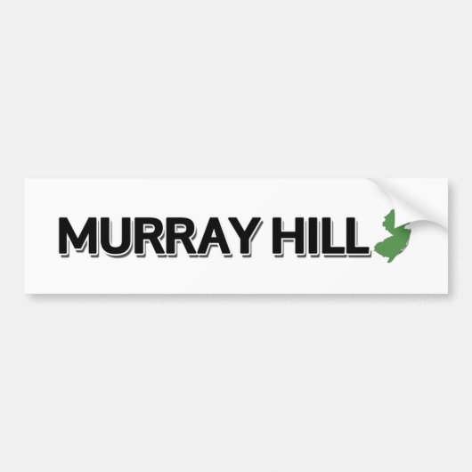 Murray Hill, New-Jersey Autoaufkleber (Vorne)