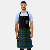 Murray of Atholl Clan Abzeichen & Tartan Kilt Schü Schürze (Getragen)