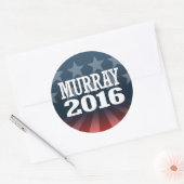 Murray - Patty Murray 2016 Runder Aufkleber (Umschlag)