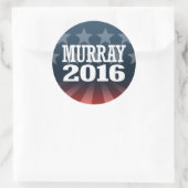 Murray - Patty Murray 2016 Runder Aufkleber (Tasche)