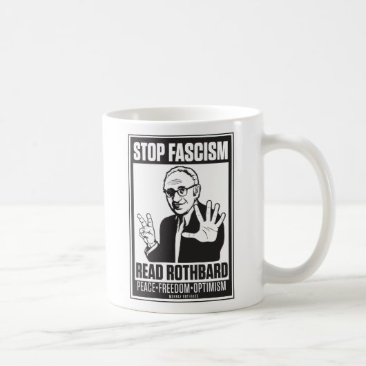 Murray-Rothbard-Tasse Kaffeetasse (Rechts)