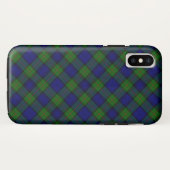 Murray tartan Blau kariert Case-Mate iPhone Hülle (Rückseite (Horizontal))