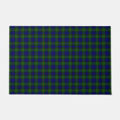 Murray tartan Blau kariert Fußmatte (Vorderseite)