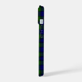 Murray tartan Blau kariert iPhone 15 Hülle (Linke Seite)