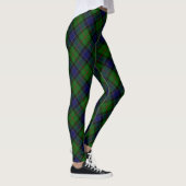 Murray tartan Blau kariert Leggings (Rechts)