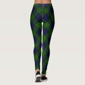 Murray tartan Blau kariert Leggings (Rückseite)