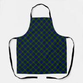 Murray tartan Blau kariert Schürze (Vorderseite)