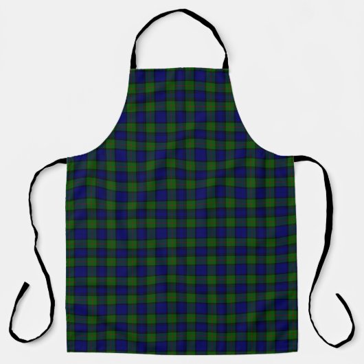 Murray tartan Blau kariert Schürze (Vorderseite)