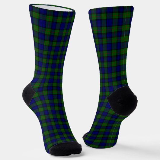 Murray tartan Blau kariert Socken (Gewinkelt)