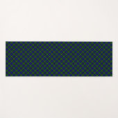 Murray tartan Blau kariert Yogamatte (Vorderseite (Horizontal))