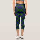 Murray tartan blue kariert capri leggings (Rückseite)