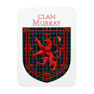 Murray Tartan Schottischer Plaid Löwe Rampant Magnet