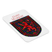 Murray Tartan Scottish Kariert Lion Rampant Magnet (Rechte Seite)