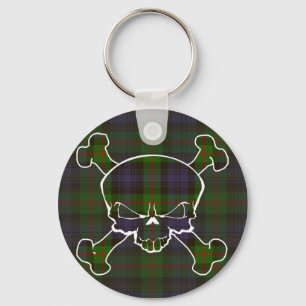 Murray Tartan Skull No Banner Schlüsselanhänger