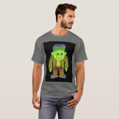 Murray the Monster on Black T-Shirt (Vorne ganz)