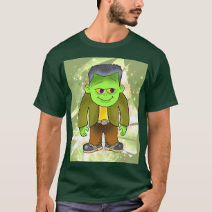 Murray the Monster on Green T-Shirt
